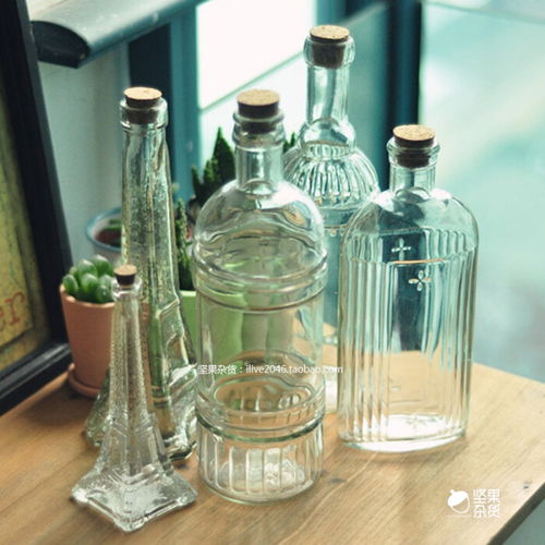 zakka软木塞玻璃瓶复古欧式插花瓶许愿瓶水 堆糖,区